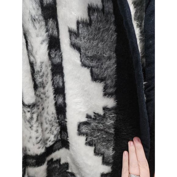 Vintage Yumaland Bolero Jacket Aztec Southwestern Fleece Ladies Coat S M Western - Picture 4 of 9